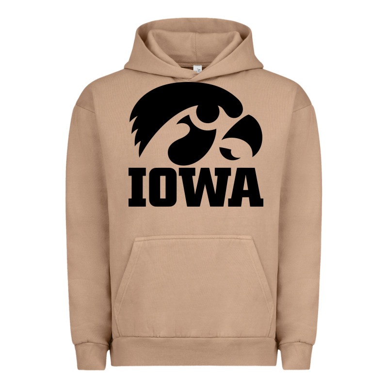 University Of Iowa Athletics Teams Gear Urban Hoodie by linhVisuals | Teevron