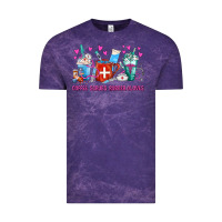 Cloud Purple Coffee Nurse Repeat Nurse Coffee Cups Vintage Tee - FaDigitalArtStudio
