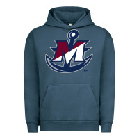 Pigment Midnight Navy suny maritime college Urban Hoodie - linhVisuals