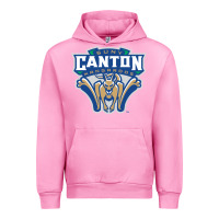 Fuchsia Pink suny canton Urban Hoodie - linhVisuals