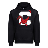 Black suny cortland red dragons Urban Hoodie - linhVisuals