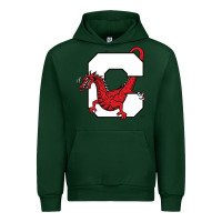 Forest Green suny cortland red dragons Urban Hoodie - linhVisuals
