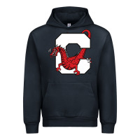 Navy suny cortland red dragons Urban Hoodie - linhVisuals