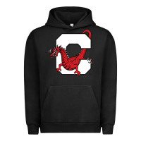 Pigment Black suny cortland red dragons Urban Hoodie - linhVisuals