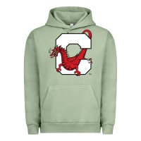 Pigment Oil Green suny cortland red dragons Urban Hoodie - linhVisuals