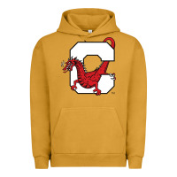 Pigment Peanut Butter suny cortland red dragons Urban Hoodie - linhVisuals