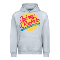 Heather Grey johnny rockets Urban Hoodie - linhVisuals