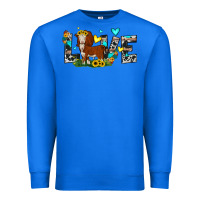 True Royal love western cow Premium Sweatshirt - JahusDesignShop