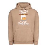 Pigment Burro cigar smoking tshirt smoking whiskey drinking dad tee gift Urban Hoodie - linhVisuals