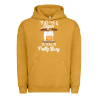 Pigment Peanut Butter cigar smoking tshirt smoking whiskey drinking dad tee gift Urban Hoodie - linhVisuals
