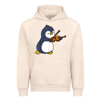Sandshell penguin playing violin animal Urban Hoodie - linhVisuals