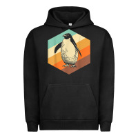 Penguin Retro Vintage Style Penguin Urban Hoodie | Teevron