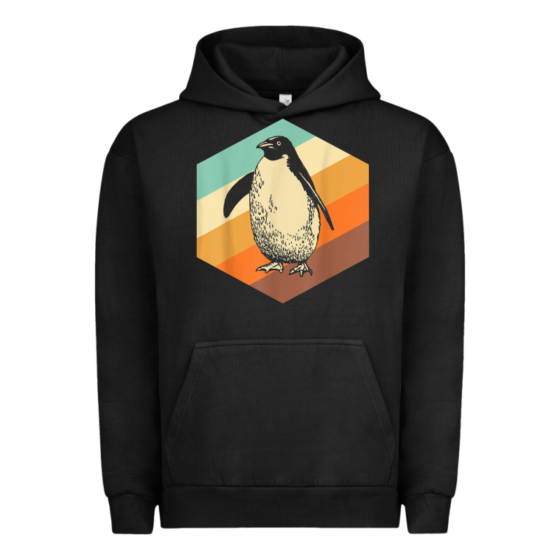 Penguin Retro Vintage Style Penguin Urban Hoodie by linhVisuals | Teevron