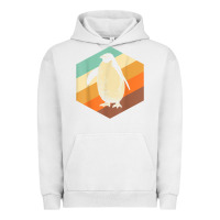 Pigment Lunar Rock penguin retro vintage style penguin Urban Hoodie - linhVisuals