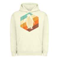 Pigment Pistachio penguin retro vintage style penguin Urban Hoodie - linhVisuals