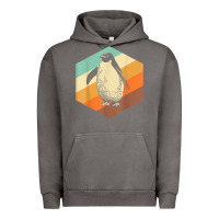 Pigment Tornado penguin retro vintage style penguin Urban Hoodie - linhVisuals