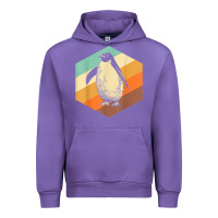 Tulip penguin retro vintage style penguin Urban Hoodie - linhVisuals