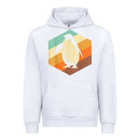 White penguin retro vintage style penguin Urban Hoodie - linhVisuals