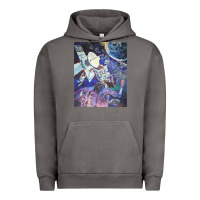 Pigment Tornado spaceship earth mural Urban Hoodie - linhVisuals