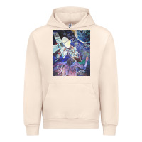 Sandshell spaceship earth mural Urban Hoodie - linhVisuals