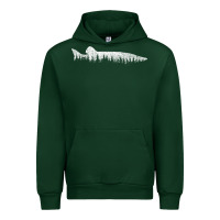 Forest Green musky pine forest fishing angler Urban Hoodie - linhVisuals