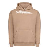 Pigment Burro musky pine forest fishing angler Urban Hoodie - linhVisuals