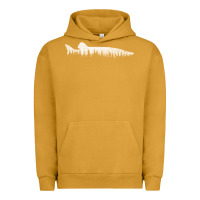 Pigment Peanut Butter musky pine forest fishing angler Urban Hoodie - linhVisuals