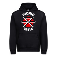 Black picnic table parody Urban Hoodie - linhVisuals
