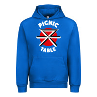 Cobalt picnic table parody Urban Hoodie - linhVisuals