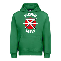 Emerald picnic table parody Urban Hoodie - linhVisuals