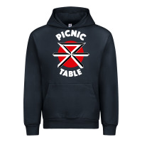 Navy picnic table parody Urban Hoodie - linhVisuals