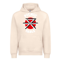 Sandshell picnic table parody Urban Hoodie - linhVisuals