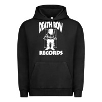 Pigment Black death row records Urban Hoodie - linhVisuals