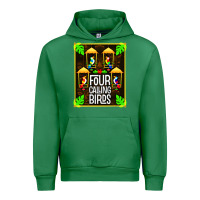 Emerald four calling birds Urban Hoodie - linhVisuals