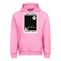 Fuchsia Pink lord huron the night we met Urban Hoodie - linhVisuals