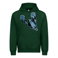 Forest Green gigantor tetsujin Urban Hoodie - linhVisuals