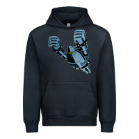 Navy gigantor tetsujin Urban Hoodie - linhVisuals