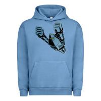 Pigment Pebble Blue gigantor tetsujin Urban Hoodie - linhVisuals