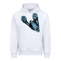White gigantor tetsujin Urban Hoodie - linhVisuals