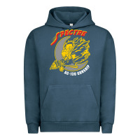 Pigment Midnight Navy AC 130 Gunship New Spectre Urban Hoodie - linhVisuals