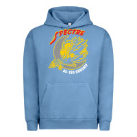 Pigment Pebble Blue AC 130 Gunship New Spectre Urban Hoodie - linhVisuals