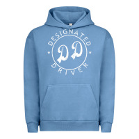 Pigment Pebble Blue designated driver funny gift tee Urban Hoodie - linhVisuals