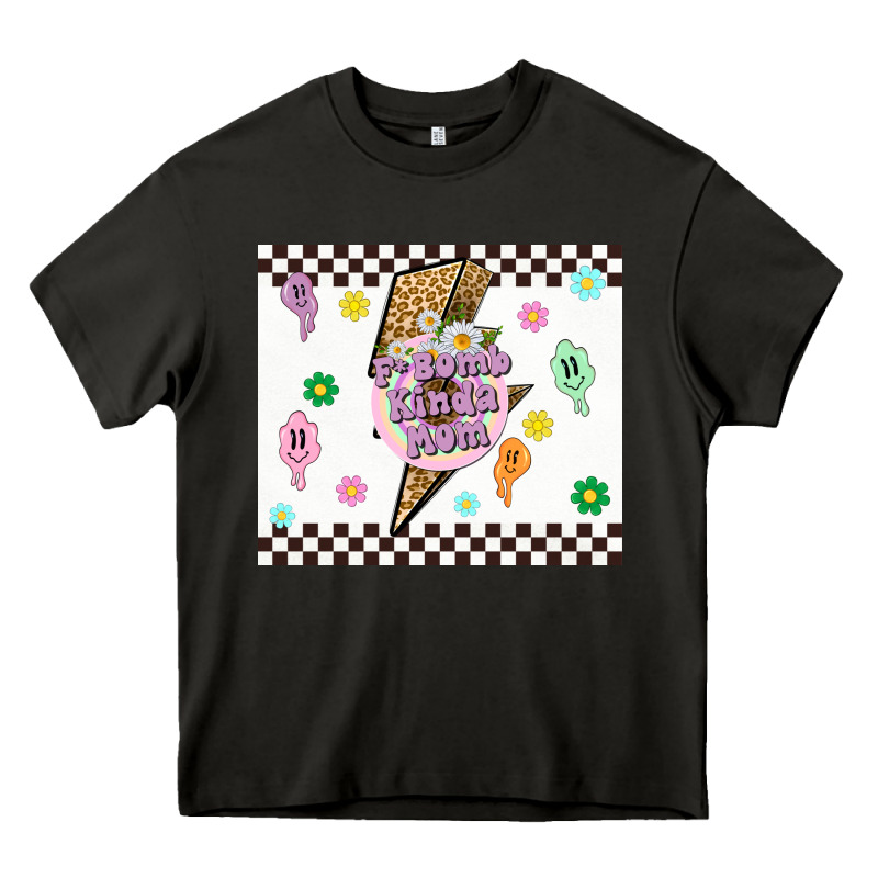 F Bomb Kinda Mom Heavy Core Tee by TumblerDesignByShophia | Teevron