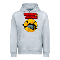 Heather Grey heckle and jeckle Urban Hoodie - linhVisuals