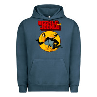 Pigment Midnight Navy heckle and jeckle Urban Hoodie - linhVisuals