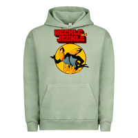 Pigment Oil Green heckle and jeckle Urban Hoodie - linhVisuals