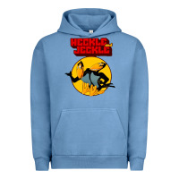 Pigment Pebble Blue heckle and jeckle Urban Hoodie - linhVisuals