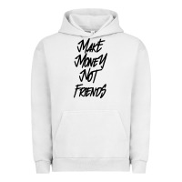 Pigment Lunar Rock make money not friends Urban Hoodie - linhVisuals