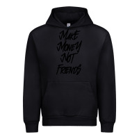 Black make money not friends Urban Hoodie - linhVisuals