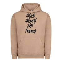 Pigment Burro make money not friends Urban Hoodie - linhVisuals